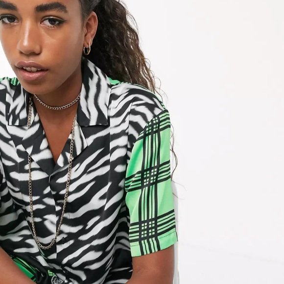 ASOS Lime Green and Black Matching Set Size 4 - Picture 5 of 12